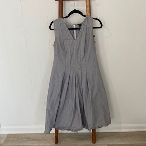 Blue and White Dress